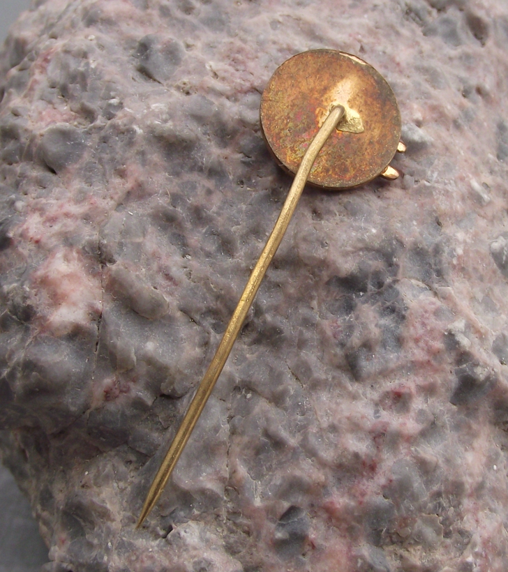 Vintage Brno Czechoslovakia Fishing Association Angling Pike Head Pin Badge