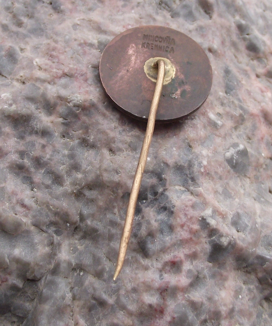 1960 Bratislava Czechoslovakia 7th All State Fishing Contest Pin Badge