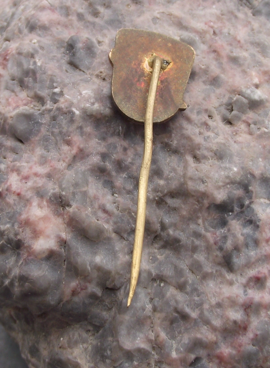 Vintage Sumperk Czechoslovakia Fishing Association Fish Pin Badge