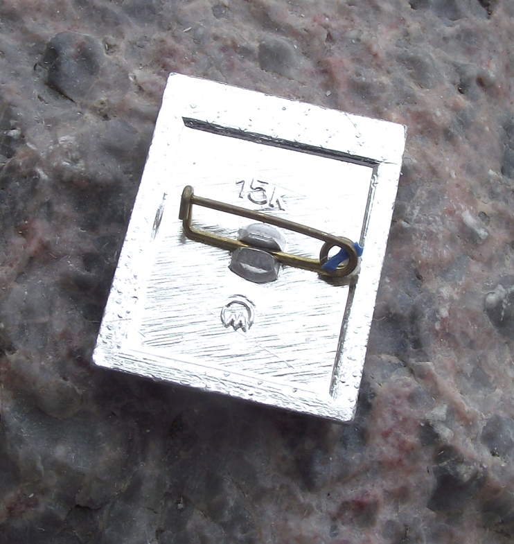 Vintage VI Lenin Communist Leader Flat Workers Cap Russian Pin Badge