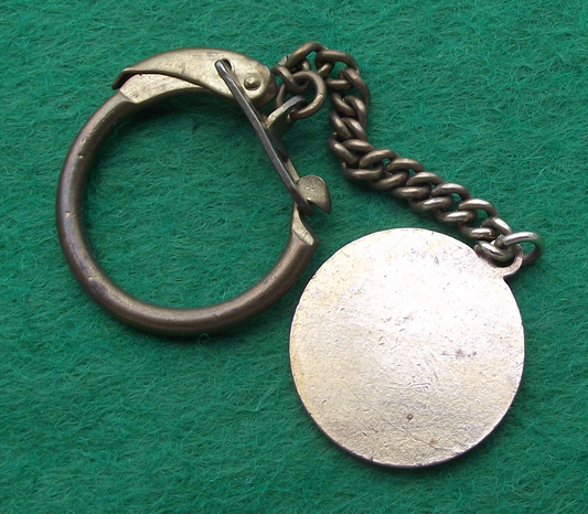 Vintage Czechoslovakia Regula Fluid Measurement and Regulation Keychain - Badgecrazy