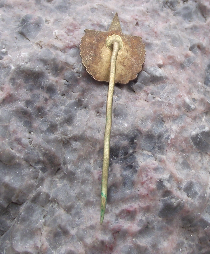 Vintage Greece Greek Communist Party KKE Members Red Star Pin Badge - Badgecrazy