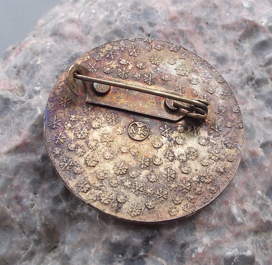 1981 SNP Slovak National Uprising Cross Country Skiing Ski Race Pin Badge - Badgecrazy