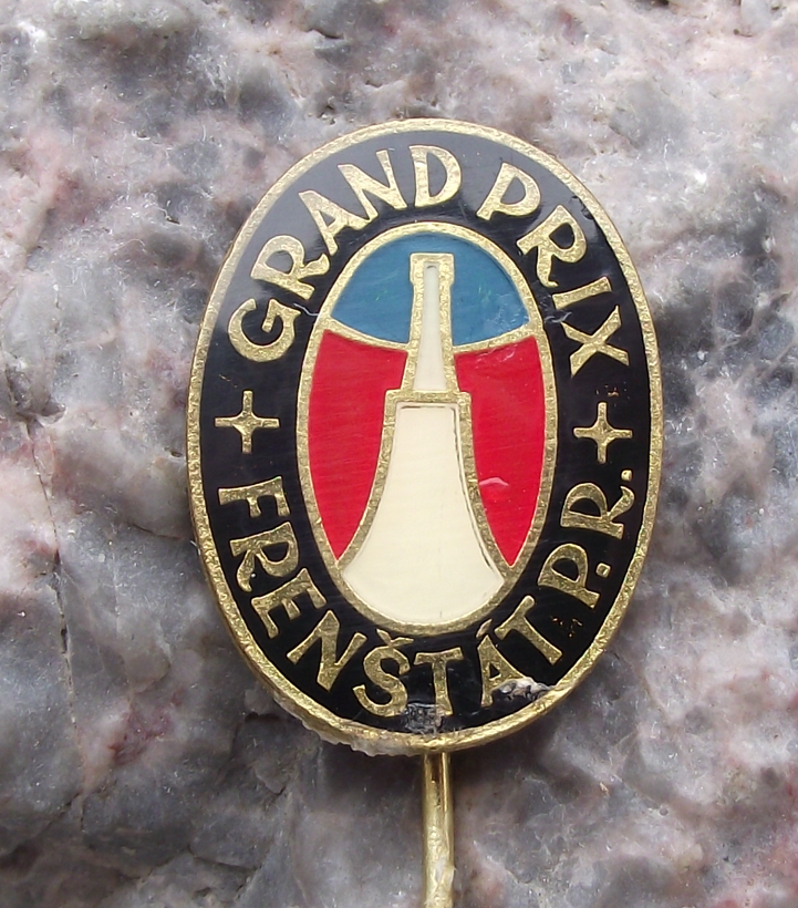 Vintage Frenstat pod Radhostem Ski Jump Jumping Grand Prix Pin Badge