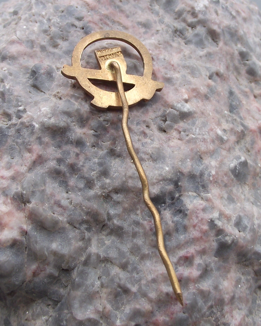 1973 Czechoslovakia 3rd Winter Tourist Meeting CSTV Skiing Pin Badge - Badgecrazy