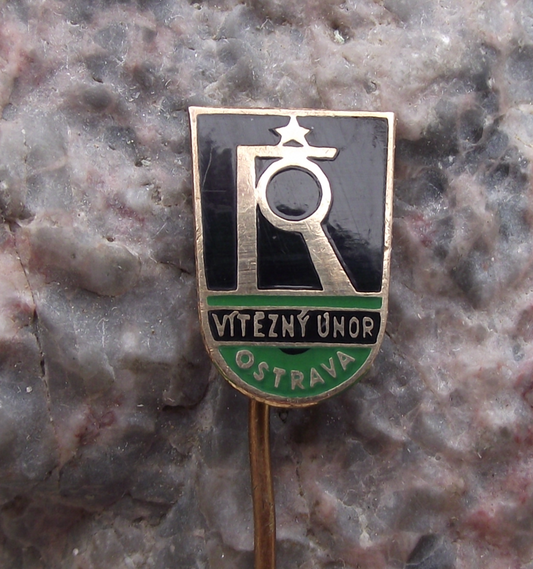 Vintage Vitezny Unor Coal Mines Czechoslovakia Pin Badge - Badgecrazy
