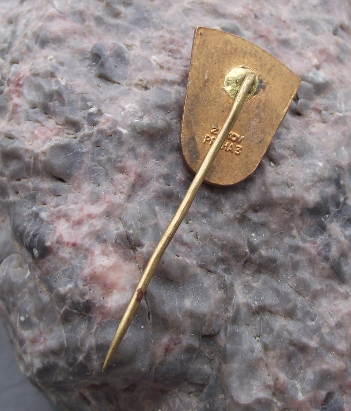 1965 Jachymov Uranium Mines Czechoslovakia 20th Anniversary Pin Badge - Badgecrazy