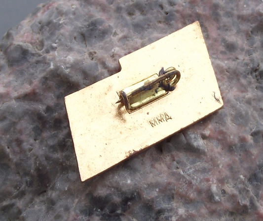 1962 Pravda Soviet Communist Newspaper 50th Anniversary Lenin Pin Badge