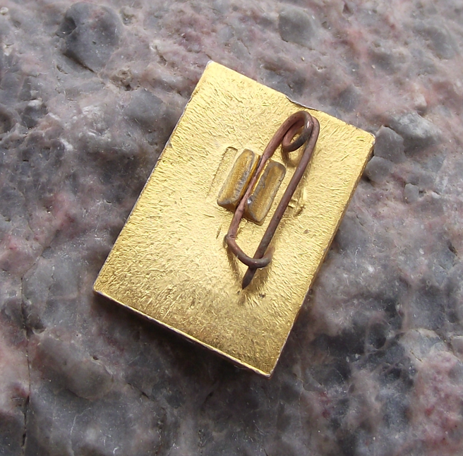 Vintage Vladimir Lenin Vostok Space Rocket over Moscow Russia Pin Badge - Badgecrazy