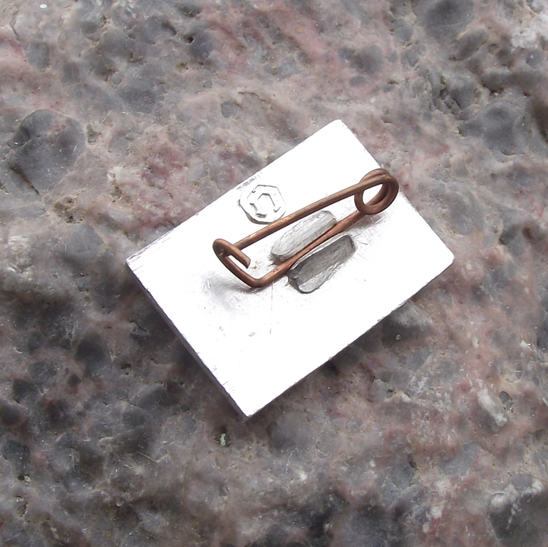 Vintage Lenin Hydroelectric dam Soviet Union Pin Badge - Badgecrazy