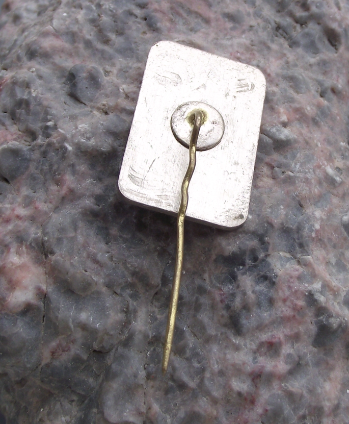 Vintage Riga Ancient City Town Hall Tower Latvia Tourist Souvenir Pin Badge - Badgecrazy