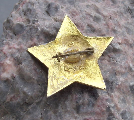 .Vintage Little Octobrist Young Lenin Red Star Pioneer Youth Movement Pin Badge