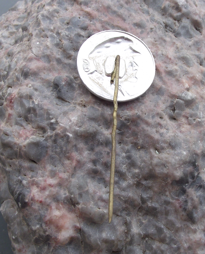 Vintage Vladimir Lenin Communist Leader Flat Workers Cap Soviet Pin Badge