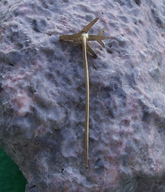 1957 CSA Czechoslovakia Airlines Tupolev Tu-104 First Passenger Jet Pin Badge