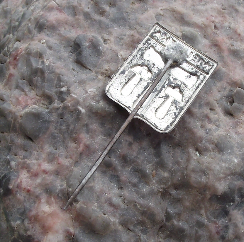 Vintage Polish Coat of Arms Wieliczka Poland Official Heraldic Crest Pin Badge