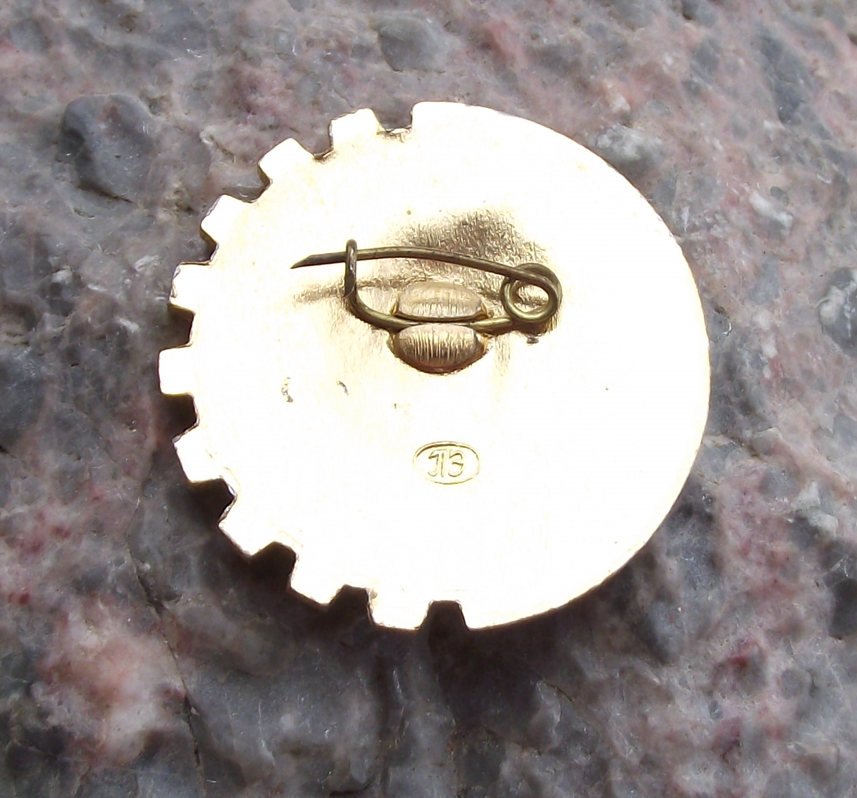 Vintage Costa Rica UTG Trade Union of Workers Banana Pin Badge