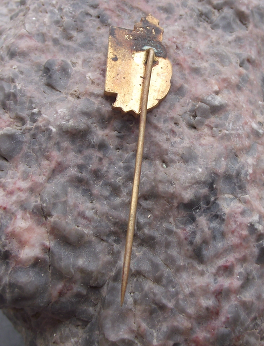 Vintage Mining National Miners Day Coal Mine Shaft Tower Pin Badge - Badgecrazy