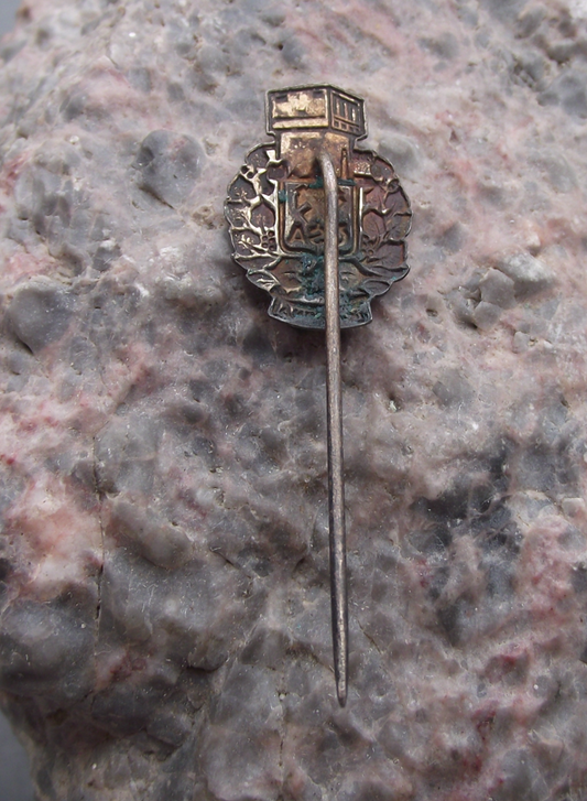 Vintage CSA Karvina Mining Region Czechoslovak Army Coal Mine Pin Badge - Badgecrazy