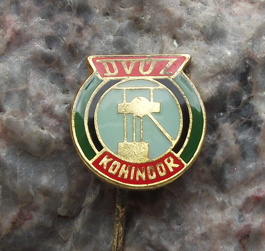 Vintage Vitezny Unor Coal Mining Pits of Czechoslovakia DVUZ Pin Badge - Badgecrazy