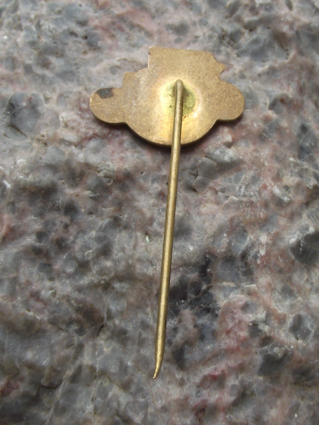 Vintage OKR Czech Mining President Gottwald Black Coal Mine Kladno Pin Badge - Badgecrazy