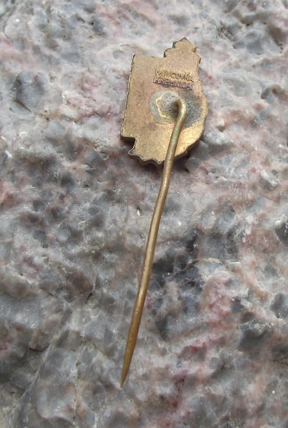 Vintage Mining National Miners Day Coal Mine Tower Den Horniku Pin Badge - Badgecrazy