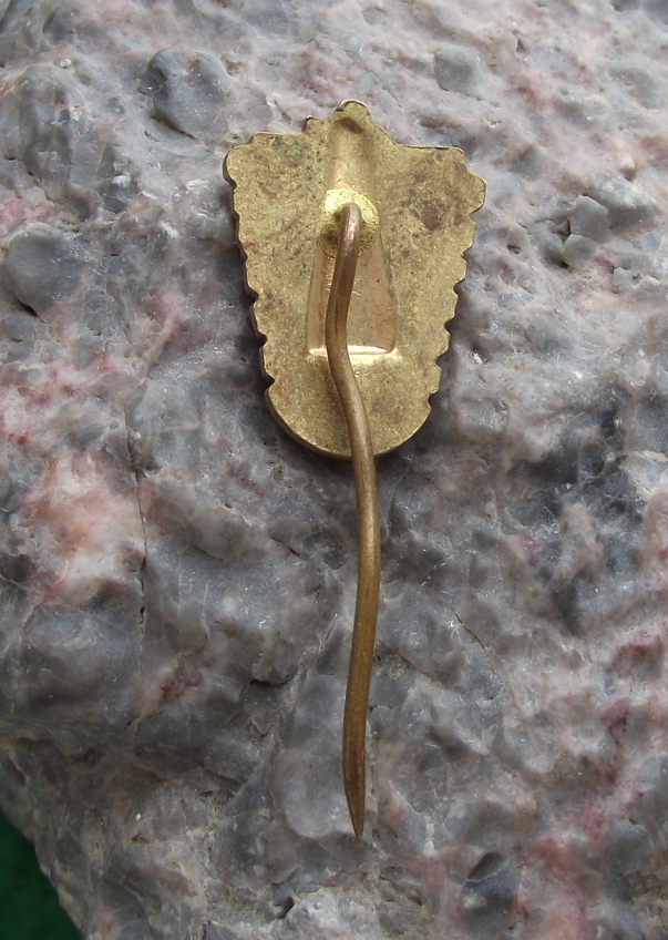 1958 National Miners Mine Workers Day Mining Trade Union Lantern Pin Badge - Badgecrazy