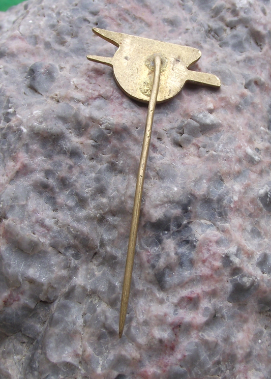 Antique CSA Czech Airlines Aircraft Winged Bird Logo Aviation Pin Badge