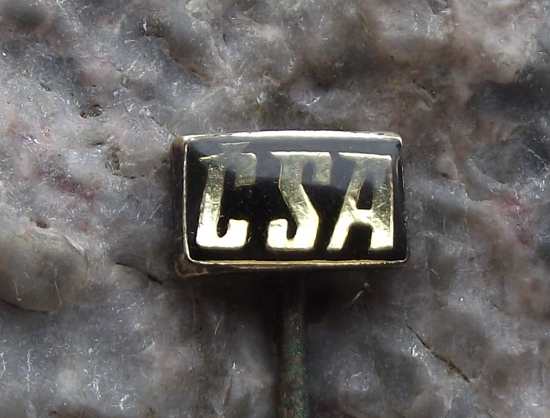 Vintage CSA Czechoslovakia Czech Airlines Small Logo Pin Badge