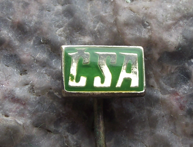 Vintage CSA Czechoslovakia Czech Airlines Small Logo Pin Badge
