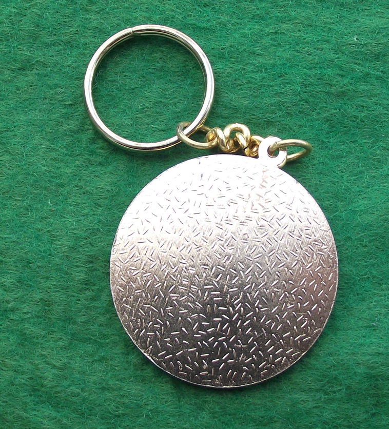 1990 CKD Engineering 90th Anniversary Train Locomotive Maker Keychain - Badgecrazy