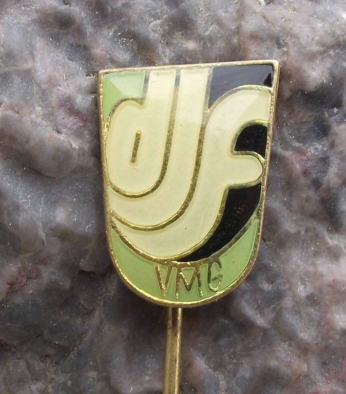 Vintage DJF Dul Julius Fucik Coal Mines Ostrava Czechoslovakia Pin Badge