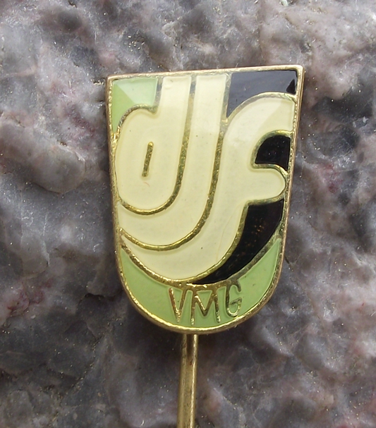 Vintage DJF Dul Julius Fucik Coal Mines Ostrava Czechoslovakia Pin Badge