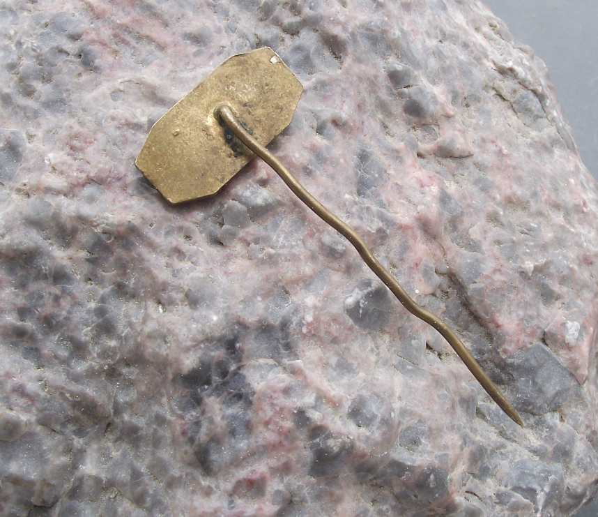 Vintage KVHUV Brown Coal Gas Processing Plant Czechoslovakia Pin Badge - Badgecrazy