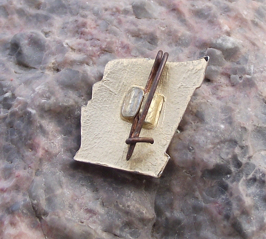 Vintage Soviet Union Red National Flag Book Space Rocket Propaganda Pin Badge - Badgecrazy