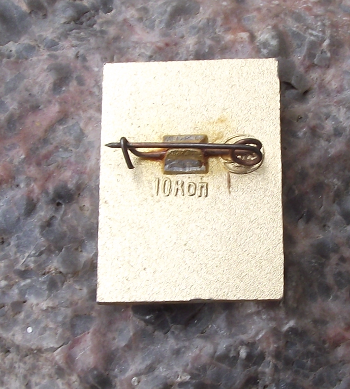 1970 V I Lenin Head Centenary 100th Anniversary Black Ink Pin Badge - Badgecrazy