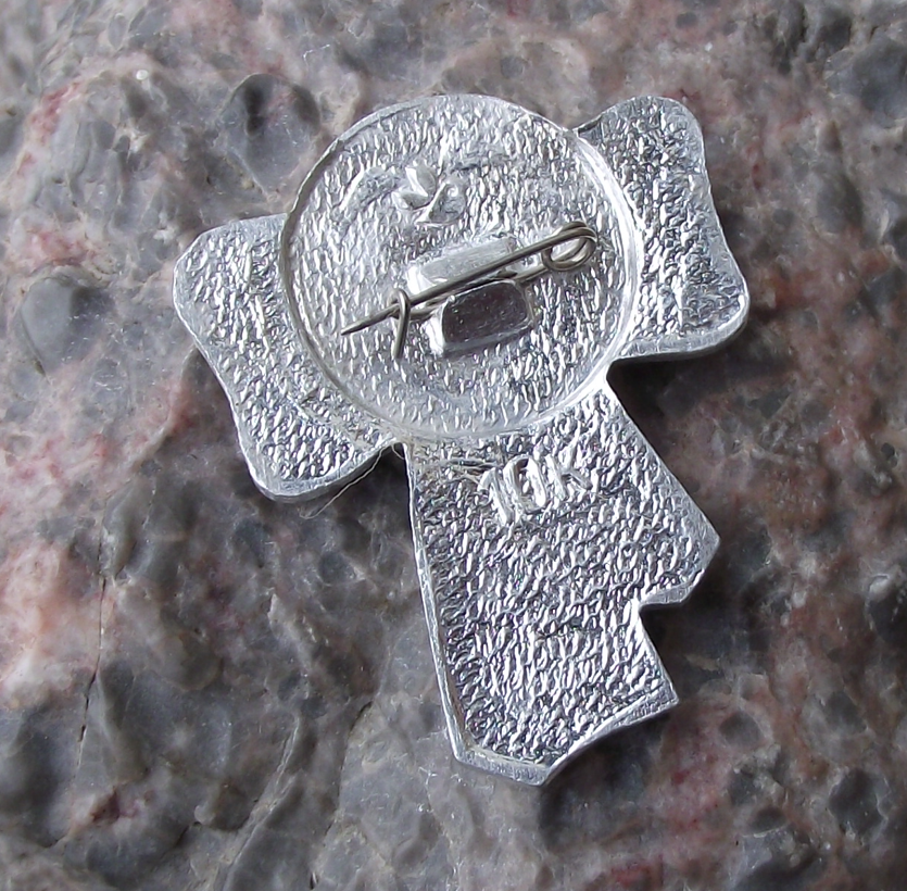 Vintage Vladimir Lenin Flat Cap Soviet Union Red Ribbon Bow Soviet Pin Badge - Badgecrazy