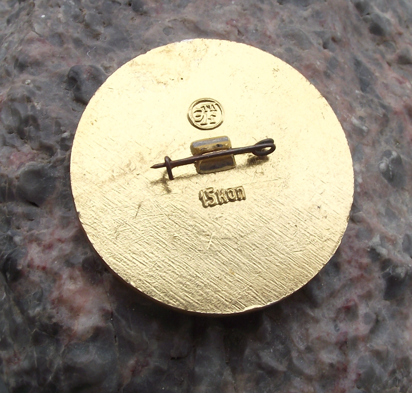 Vintage Life of Vladimir Ilyich Lenin 1870 - 1924 Soviet Union Premier Pin Badge