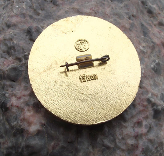 Vintage Life of Vladimir Ilyich Lenin 1870 - 1924 Soviet Union Premier Pin Badge