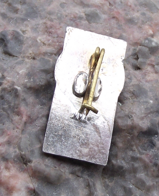Vintage Lenin Factory Electricity Pylon Dam Electrification Celebration Pin Badge