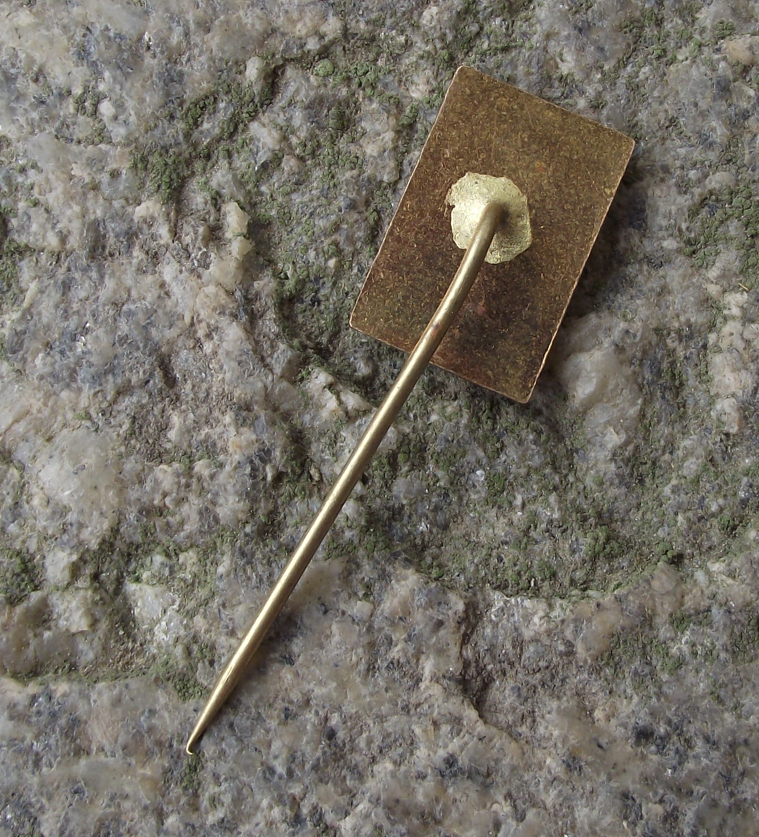 Vintage Former Vladimir Lenin Museum Prague Czechoslovakia Tourist Pin Badge