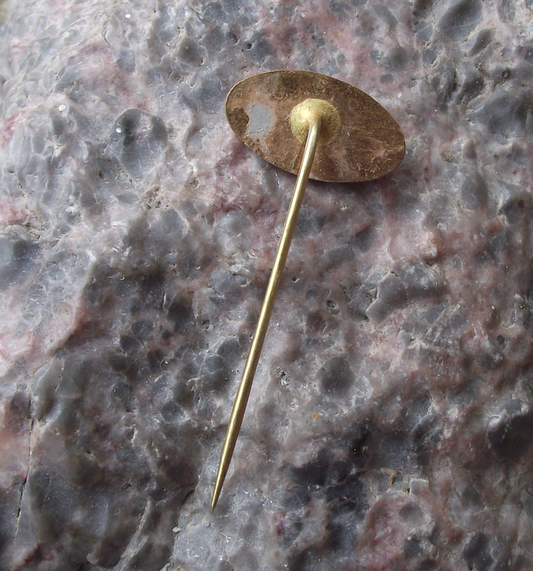 Vintage JAT Yugoslavia Serbia Airlines Red Oval Logo Pin Badge - Badgecrazy