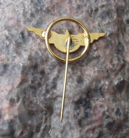 Vintage Chinese CAAC Civil Aviation Administration of China Wings Pin Badge