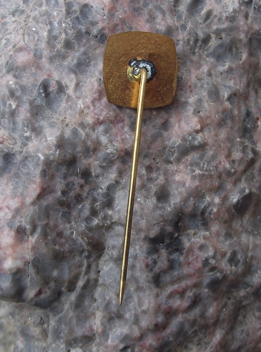 1969 Prim Elton Czechoslovakia Watch Clock Maker 20th Anniversary Pin Badge
