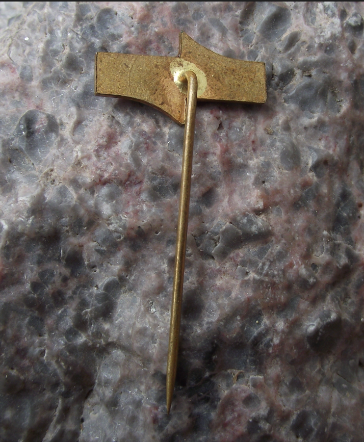 1976 Prim Czechoslovakia Watch Clock Maker 30th Anniversary Pin Badge