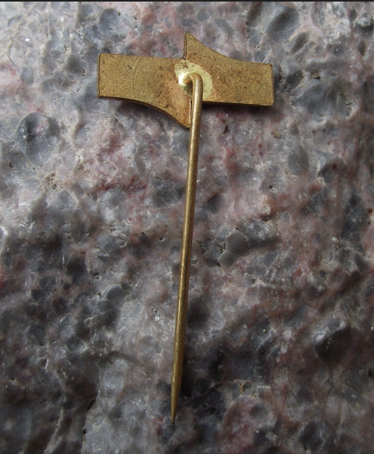 1976 Prim Czechoslovakia Watch Clock Maker 30th Anniversary Pin Badge