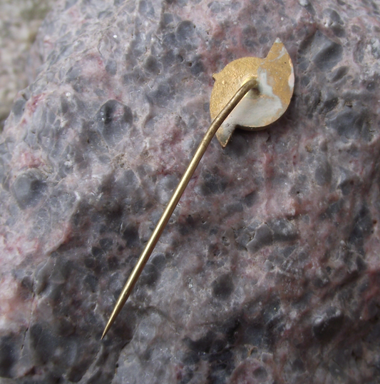 Vintage Prim Czech Precision Watch Clock Maker Pin Badge
