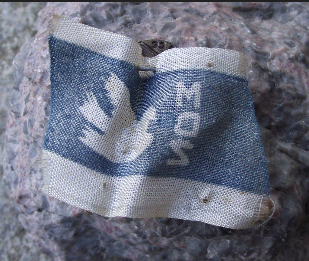 Vintage IWD Women's Day MDZ World Peace Dove Flowers + Ribbon Pin Badge - Badgecrazy