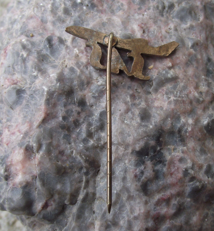 Vintage SAS Scandinavian Airlines McDonnell Douglas DC-8 Aircraft Pin Badge - Badgecrazy