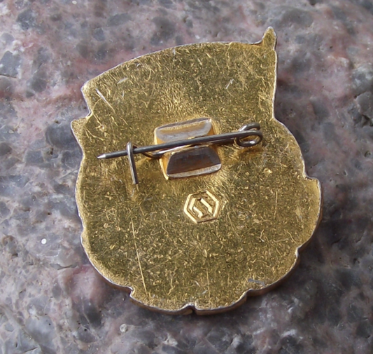 Vintage Komsomol Soviet Communist Youth Organisation Lenin Red Flag Pin Badge