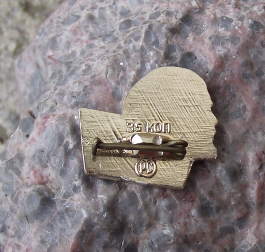 1970 Lenin Centenary 100 Anniversary Soviet Union Leader Pin Badge